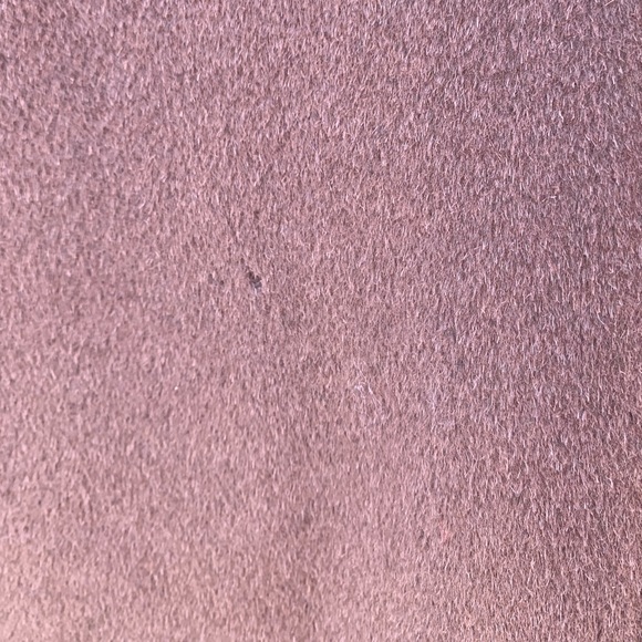 Vintage Wool Trench Coat with Real Fur Trim - Picture 16 of 16